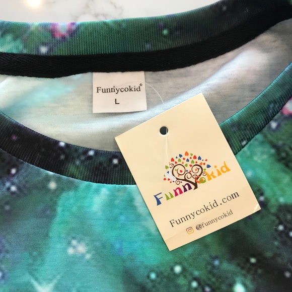 NWT Funny Co Kid 3D T-Shirt Cat Hamburger … - Picture 3 of 3